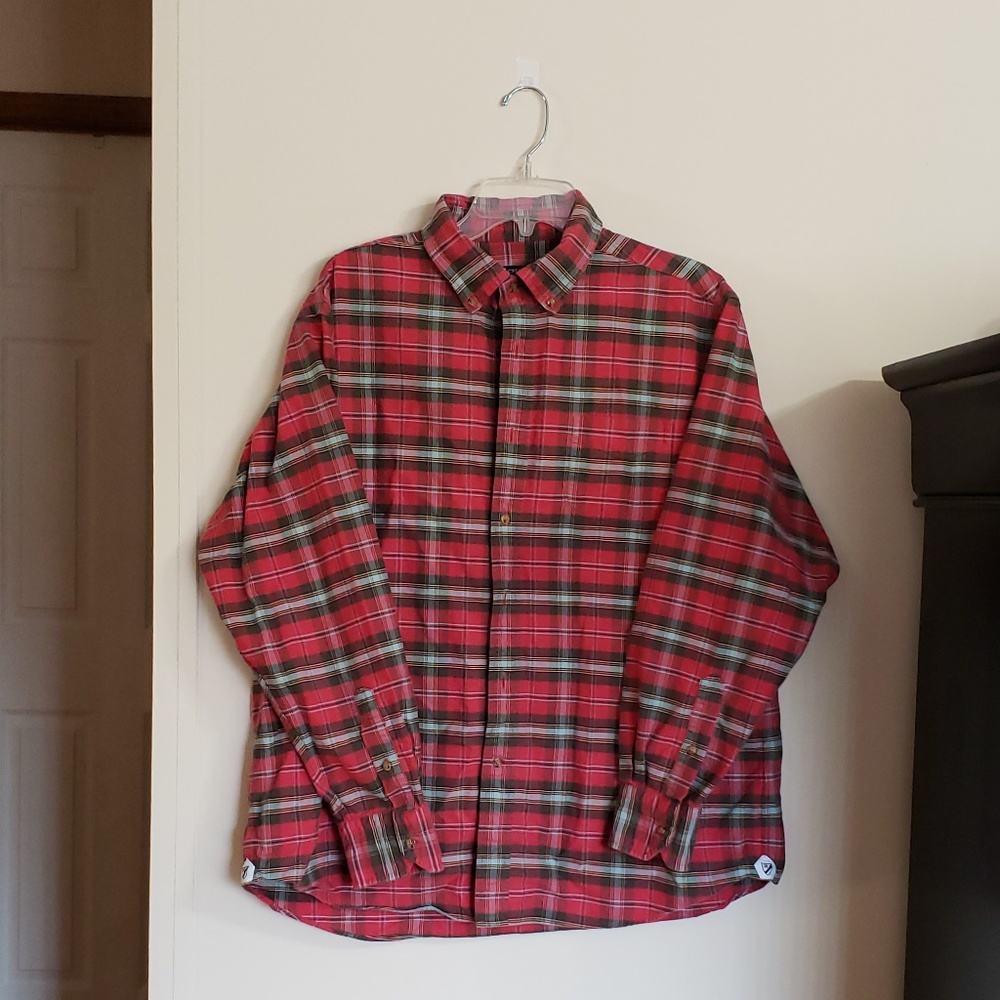 Cremieux Classics 38 Plaid Oxford Long Sleeve